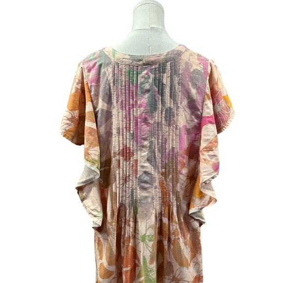 Anthropologie Multicolor Floral Maxi Dress - Picture 9 of 12